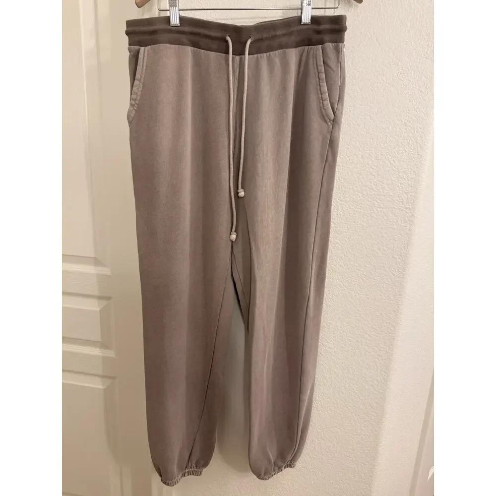 JOHN ELLIOTT 1992 Colourblock Drawstring Joggers - Gray Clay - Size 5 / XXL